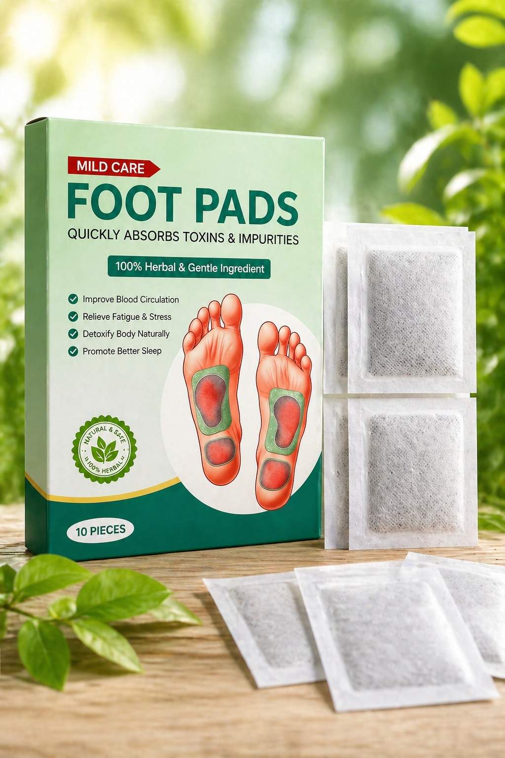 Premium Detox Foot Patches/ Pads (Total Pack of 20) 𝘽𝙪𝙮 1 𝙂𝙚𝙩 1 𝙁𝙧𝙚𝙚 𝙊𝙛𝙛𝙚𝙧