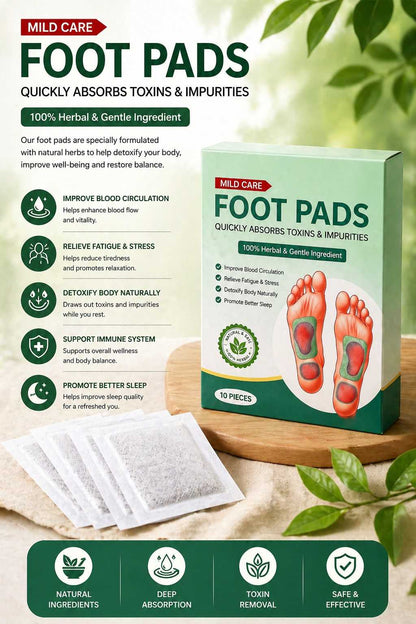 Premium Detox Foot Patches/ Pads (Total Pack of 20) 𝘽𝙪𝙮 1 𝙂𝙚𝙩 1 𝙁𝙧𝙚𝙚 𝙊𝙛𝙛𝙚𝙧