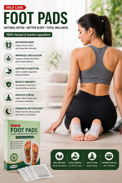 Premium Detox Foot Patches/ Pads (Total Pack of 20) 𝘽𝙪𝙮 1 𝙂𝙚𝙩 1 𝙁𝙧𝙚𝙚 𝙊𝙛𝙛𝙚𝙧