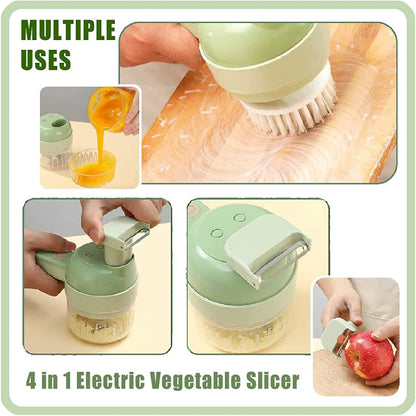 4 in 1 Portable Electric Vegetable Cutter - Good Stuff Online Store