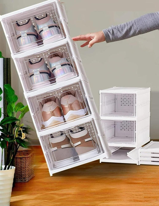 4 Layer Foldable Shoe Rack - Organizer - Good Stuff Online Store