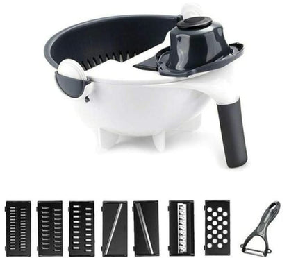 9 in 1 Vegetable Cutter with Drain Basket - Good Stuff Online Store