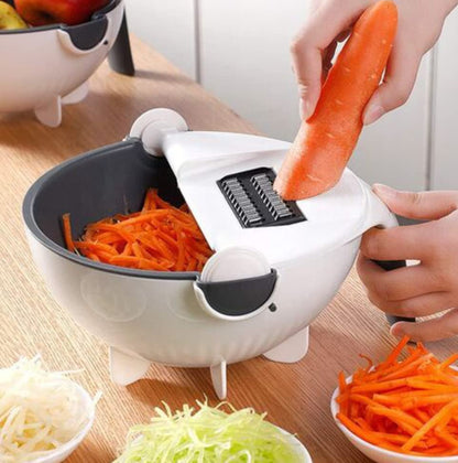 9 in 1 Vegetable Cutter with Drain Basket - Good Stuff Online Store