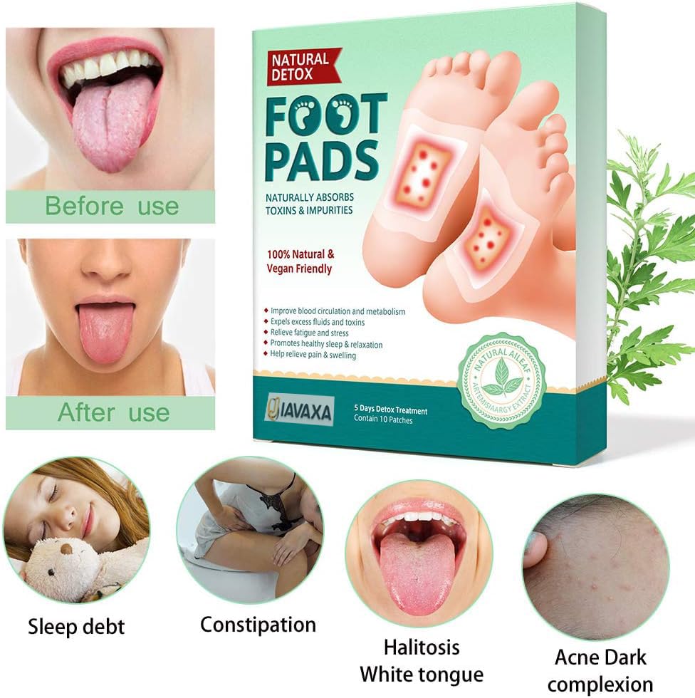 Premium Detox Foot Patches (Pack of 10) 𝘽𝙪𝙮 1 𝙂𝙚𝙩 1 𝙁𝙧𝙚𝙚 𝙊𝙛𝙛𝙚𝙧