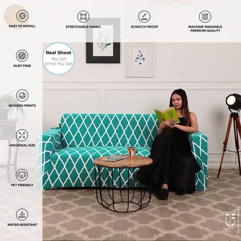 Elastic Fitted Sofa Covers - (3+1+1) Seater Sofa |🔥FLAT 50% SAVINGS🔥 - Good Stuff Online Store