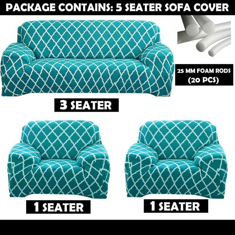 Elastic Fitted Sofa Covers - (3+1+1) Seater Sofa |🔥FLAT 50% SAVINGS🔥 - Good Stuff Online Store