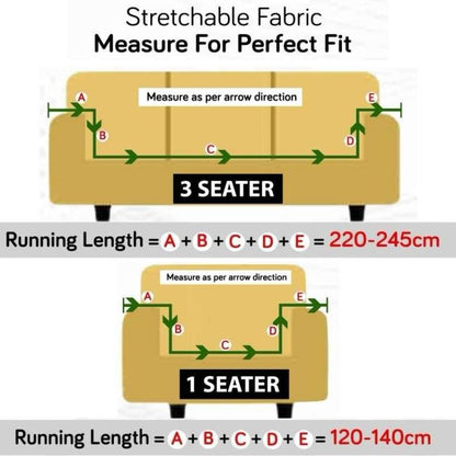 Elastic Fitted Sofa Covers - (3+1+1) Seater Sofa |🔥FLAT 50% SAVINGS🔥 - Good Stuff Online Store