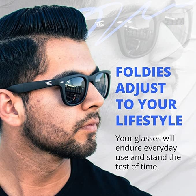 Foldable Polaroid Sunglasses for Men & Women