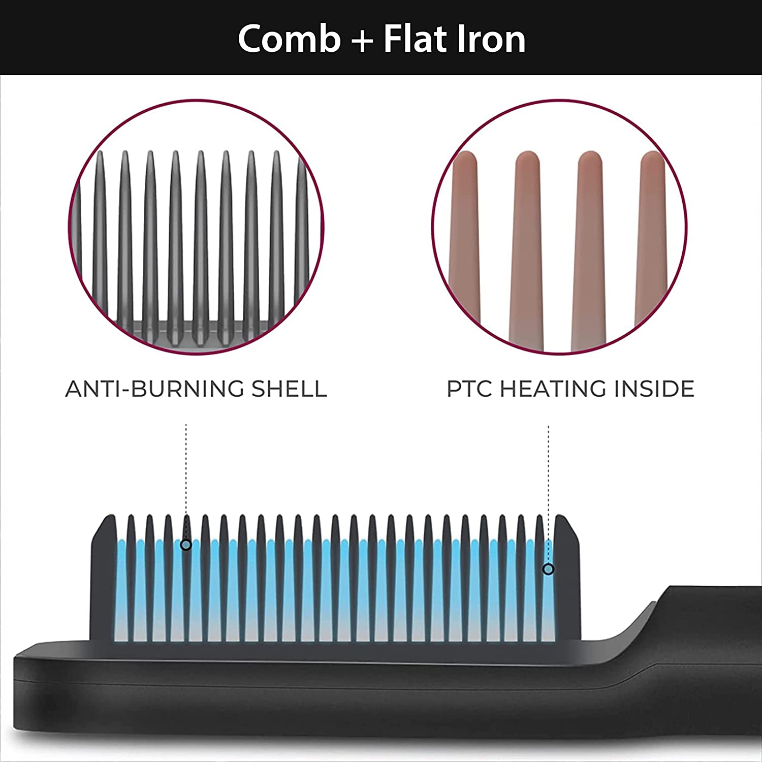 Hair Straightener Brush - Good Stuff Online Store