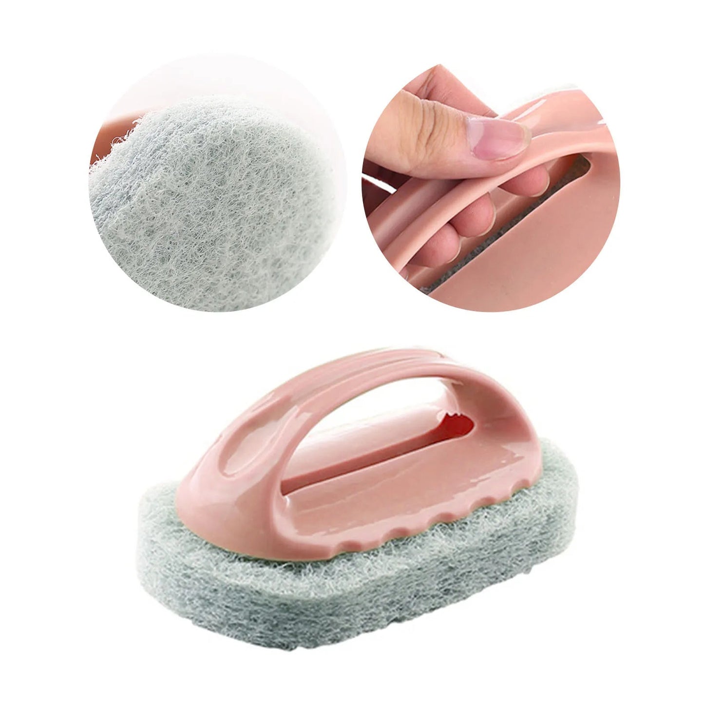 High Grade Cleaning / Scrubbing Sponge With Plastic Handle - Good Stuff Online Store