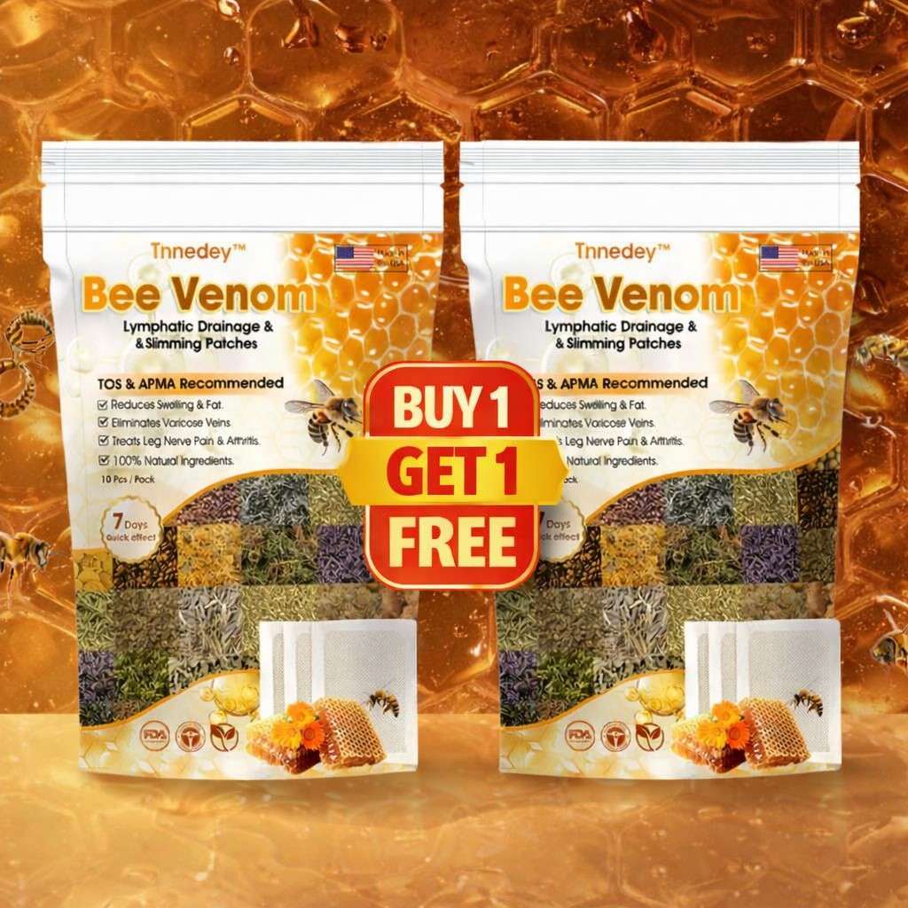 Bee Venom Detox & Slim Foot Patches - Natural Lymphatic Boost