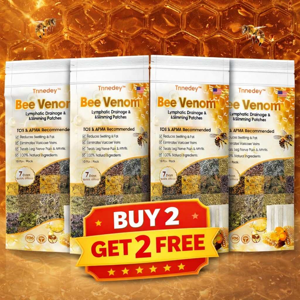 Bee Venom Detox & Slim Foot Patches - Natural Lymphatic Boost