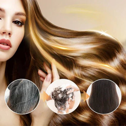 Japanese Long Lasting Natural Hair Dye Shampoo ( Buy 1 Get 1 Free )🔥🔥