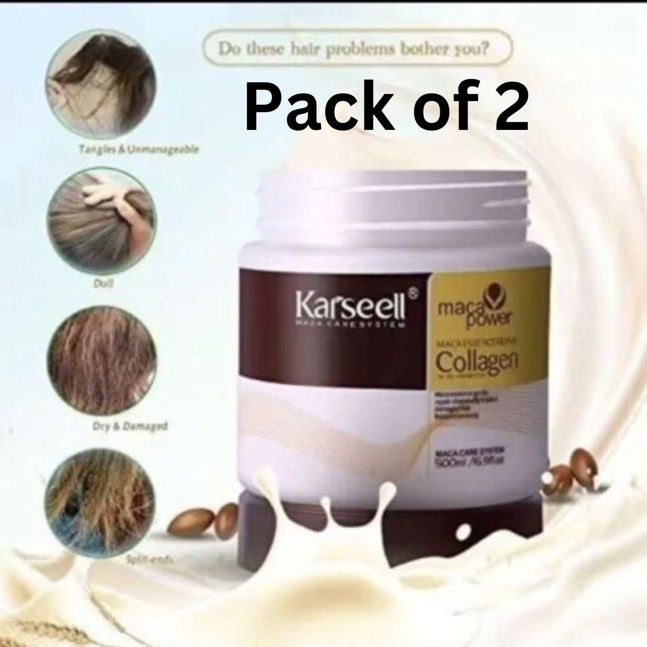 Karseell Maca Power Collagen Hair Mask 100ml (Pack of 2) - Good Stuff Online Store