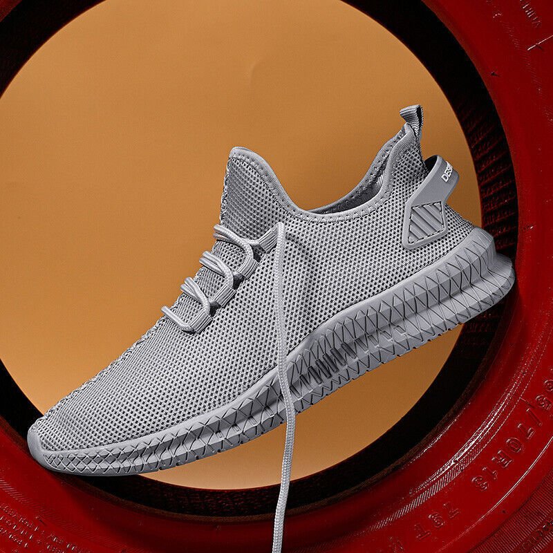 Men's Light Weight Casual Shoes - Grey