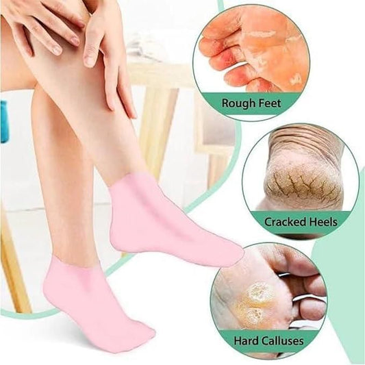 Pedicure Silicone Gel Socks For Dry Cracked Feet - Good Stuff Online Store
