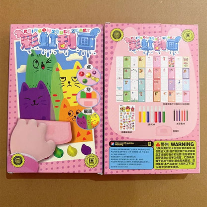 Rainbow Dot Painting Art Kit |🔥FLAT 50% SAVING🔥