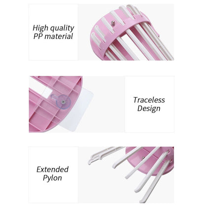 Retractable Wall-Mounted Pull-Out Rack 7-in-1 Multifunctional