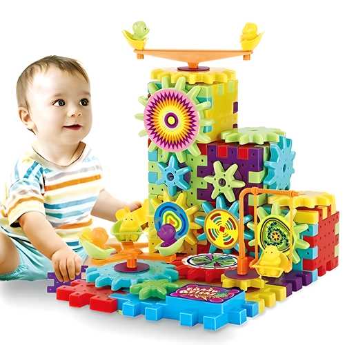 Rotating Building Blocks | Battery Operated - Good Stuff Online Store