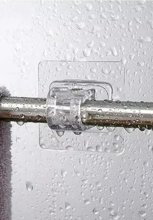 Self Adhesive Curtain Rod Holder Clips |🔥FLAT 50% SAVINGS🔥 - Good Stuff Online Store