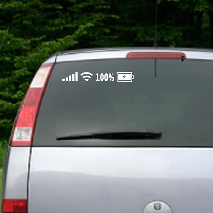 Wifi & Battery Reflective Sticker - Buy 1 Get 1 Free - Good Stuff Online Store